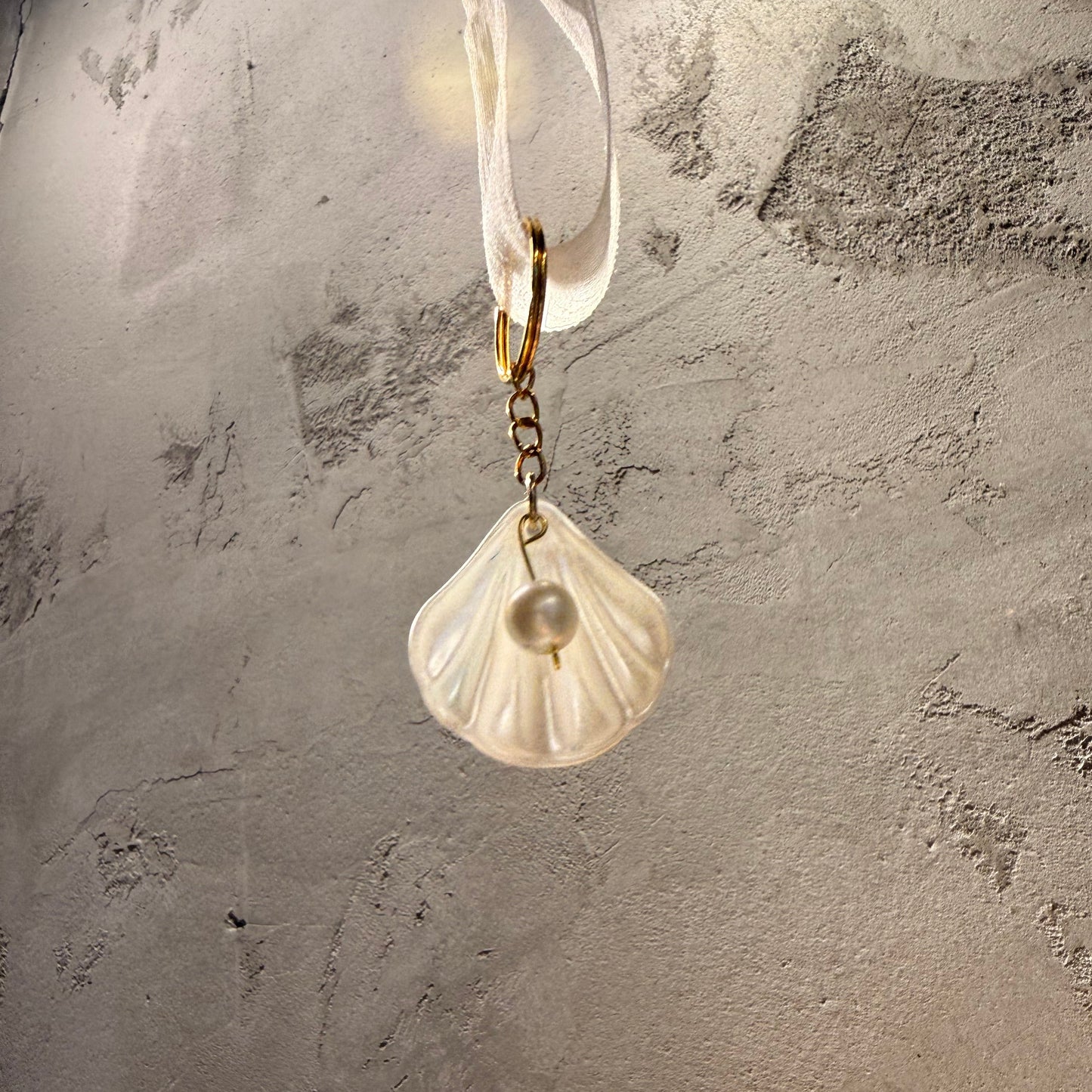 İstiridye İnci Anahtarlık