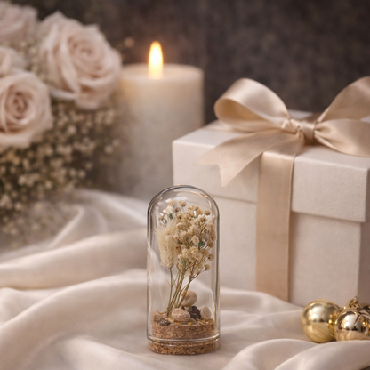 Zamansız Dokunuş – Cam Kubbe Çiçek