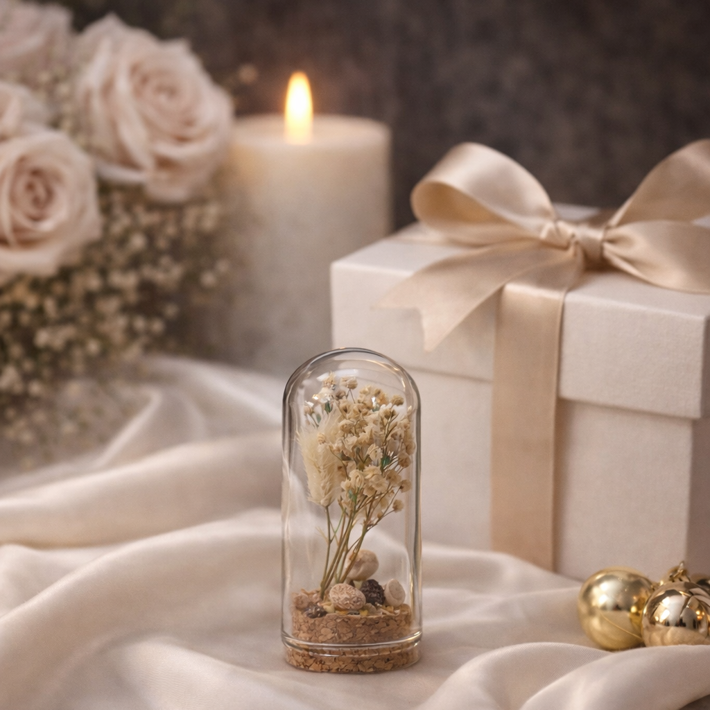 Zamansız Dokunuş – Cam Kubbe Çiçek